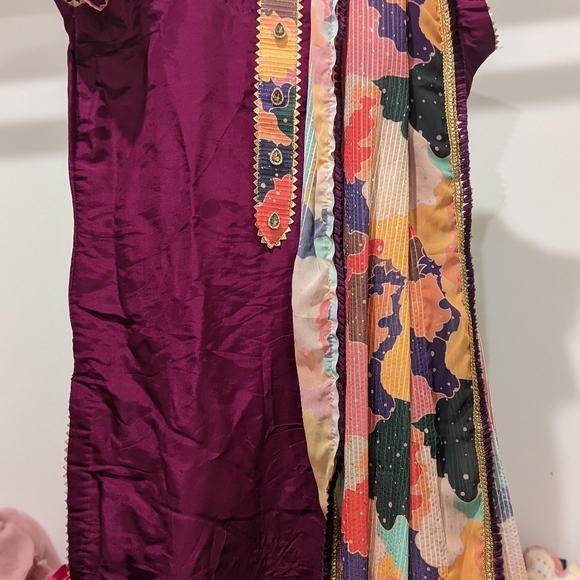 Patiala Silk Salwar suit new Punjabi suit. - Picture 3 of 4